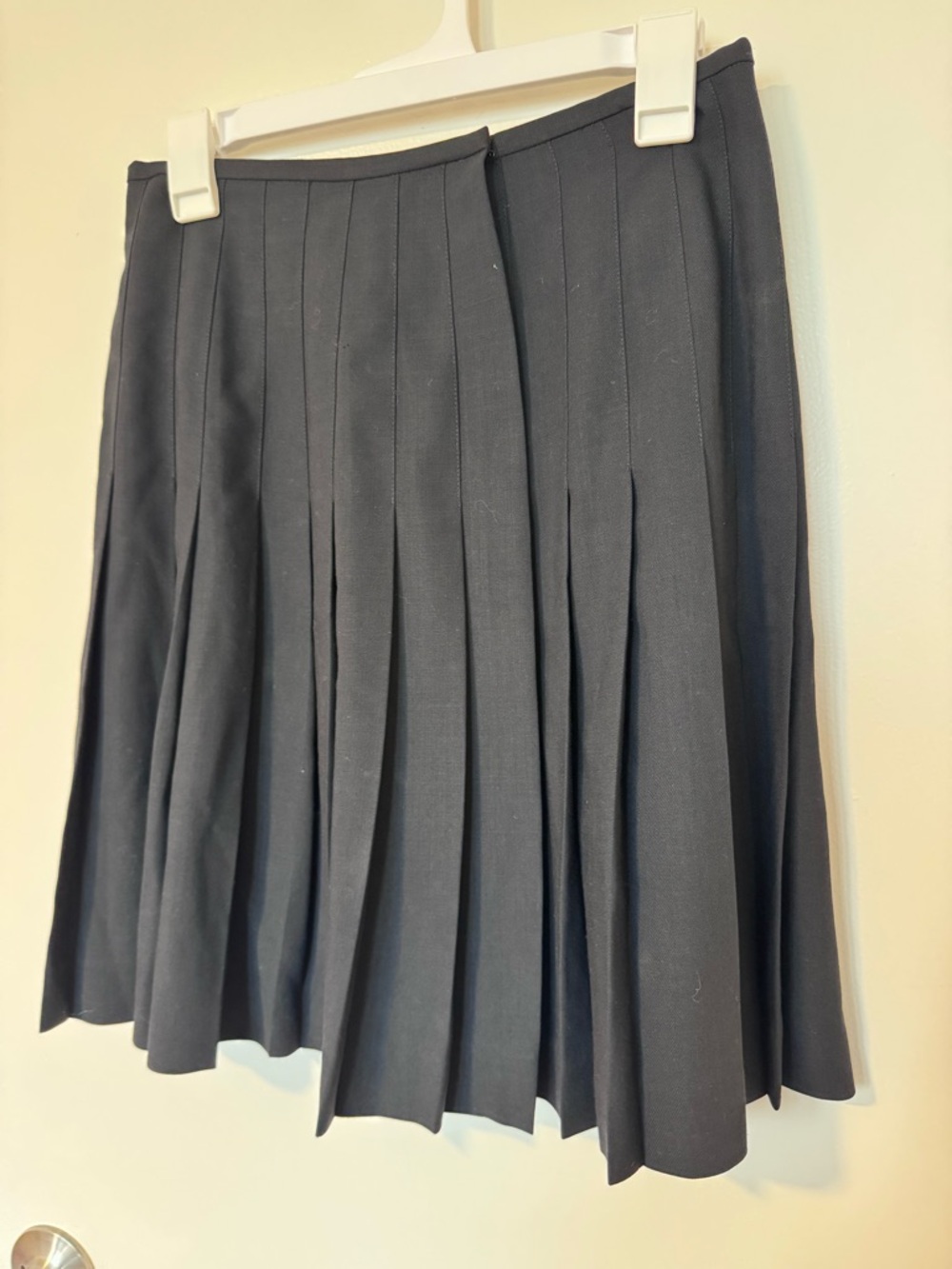 Banana Republic Black Pleated Mini Skirt